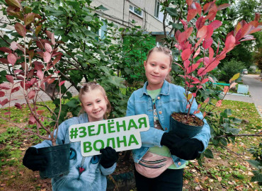 «Деревья будут напоминать, что здесь живут герои»: жители Саяногорска высадили деревца во дворах ветеранов и почетных жителей города